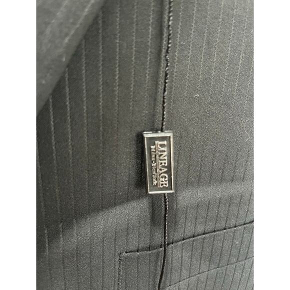 Mens Lineage Black Striped Blazer Size 56L NEW - Picture 12 of 13